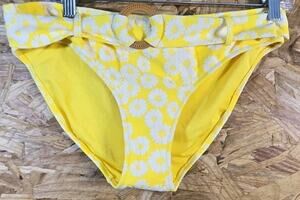 NWT AMERICAN EAGLE AERIE YELLOW & WHITE DAISY SWIM BOTTOMS